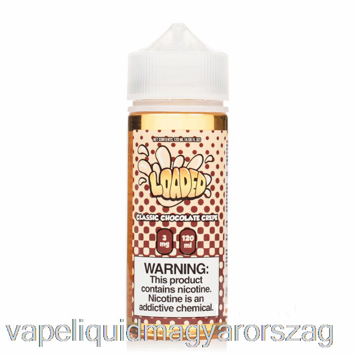 Klasszikus Csokoládé Krepp - Töltött E-liquid - Kíméletlen Gőzök - 120 Ml 3mg Vape E Cigi